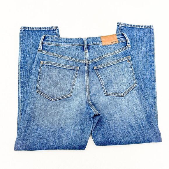 Madewell The Perfect Vintage Crop Button Fly Front Denim Jeans Size 25 - Picture 5 of 9